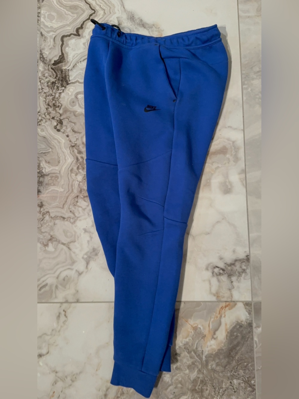 Nike Kids Royal Blue Joggers with Subtle Logo